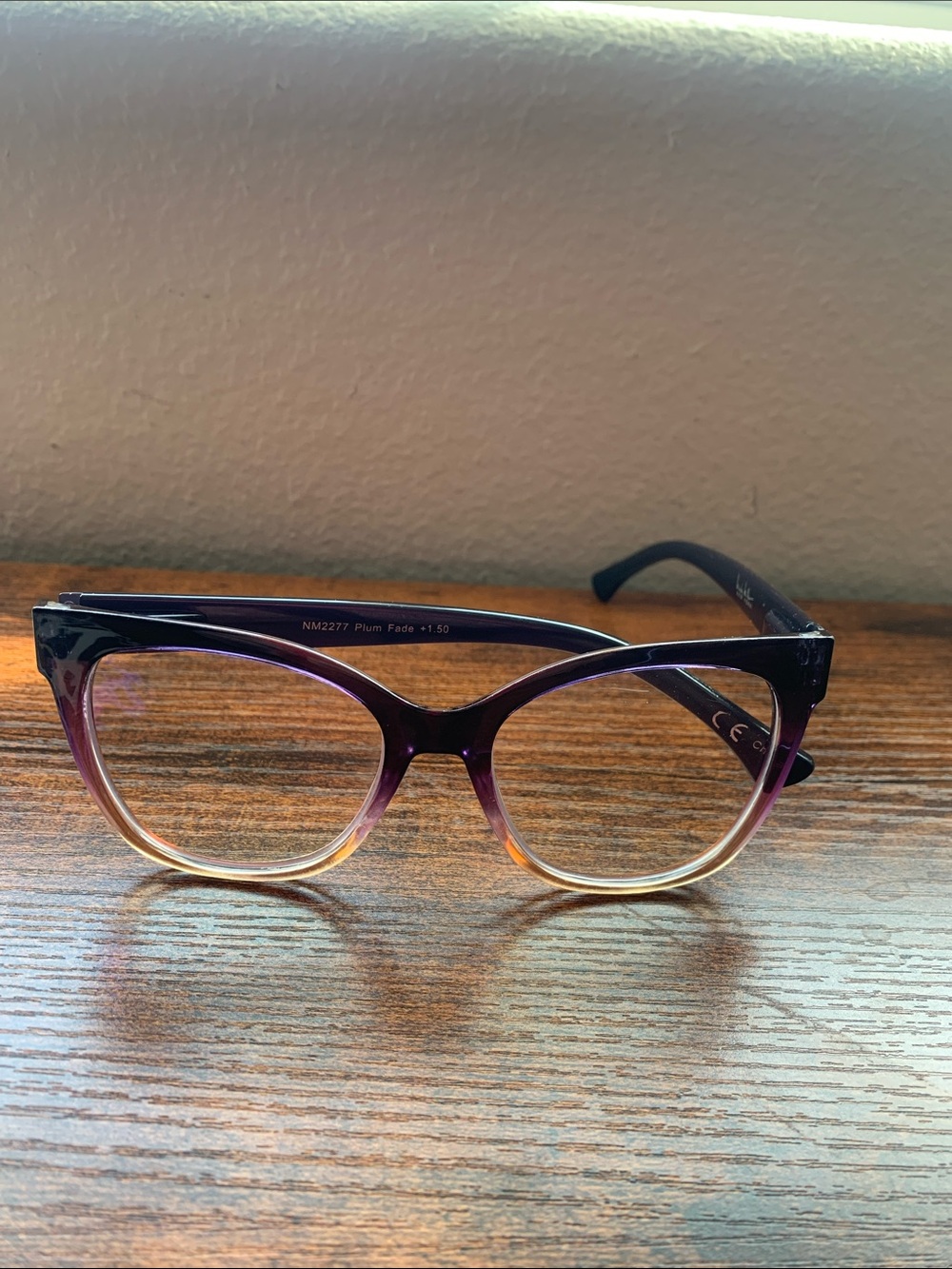 Purple Gradient Cat-Eye Women's Eyeglasses 1.5